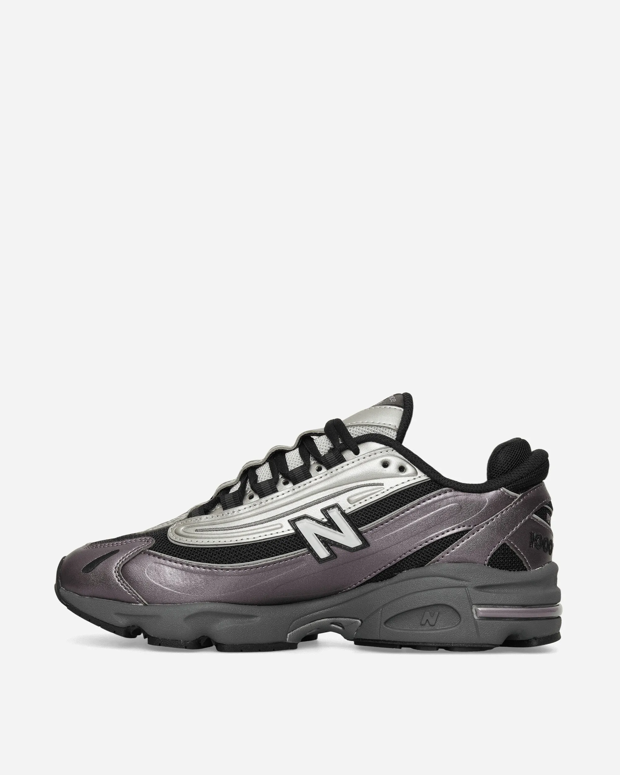 1000 Sneakers Dark Ice Wine / Silver Metallic