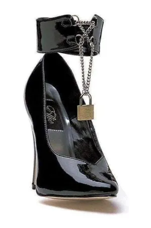 511-DOMINIQUE Pump  | Black Patent
