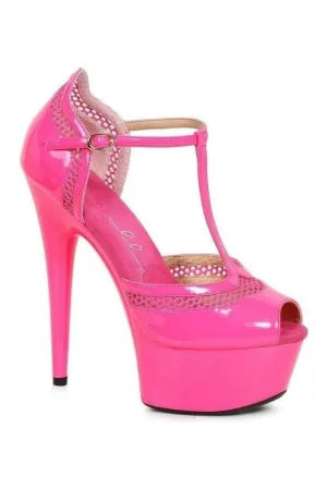 609-HAILEY Platform Pump  | Fuchsia Patent