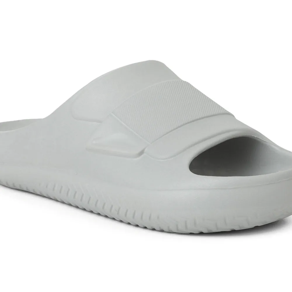A-HA Grey Casual Slides For Men DREAMWALKM By Liberty