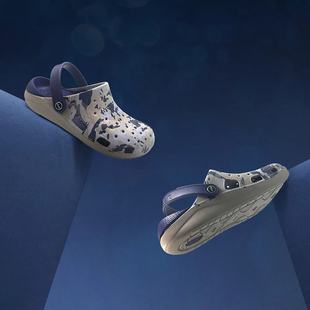 A-HA Navy Blue Casual Slingback Clogs For Men LPMXT-811 By Liberty
