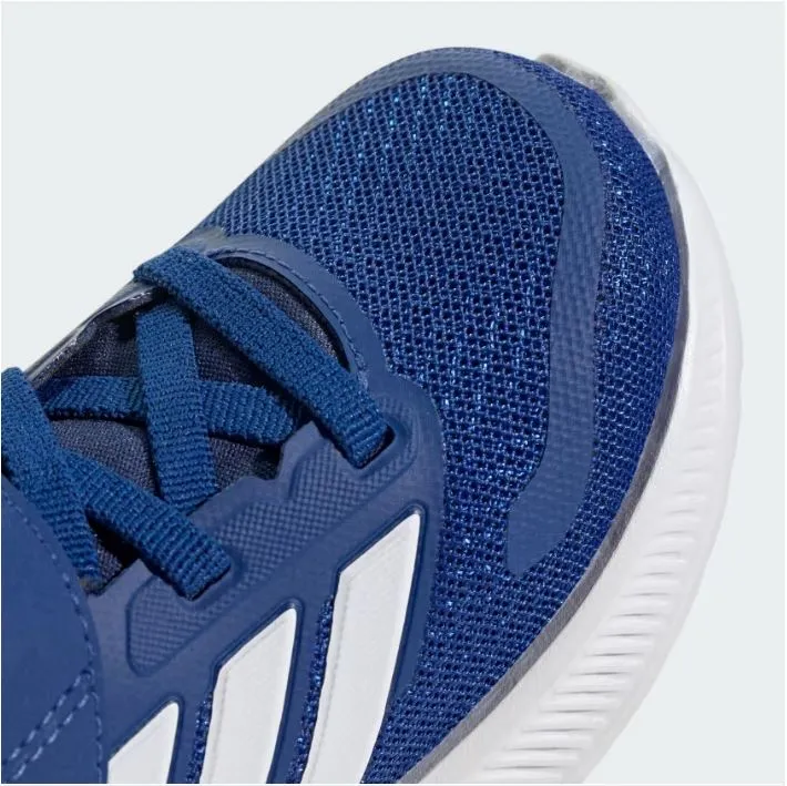 ADIDAS KID'S RUNFALCON 5 HOOK N' LOOP ROYAL/WHITE RUNNING SHOES