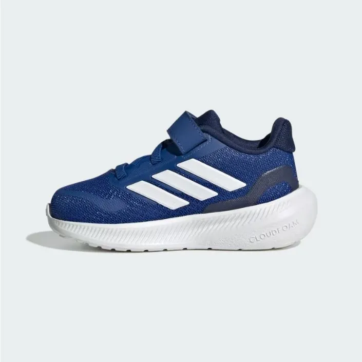 ADIDAS KID'S RUNFALCON 5 HOOK N' LOOP ROYAL/WHITE RUNNING SHOES