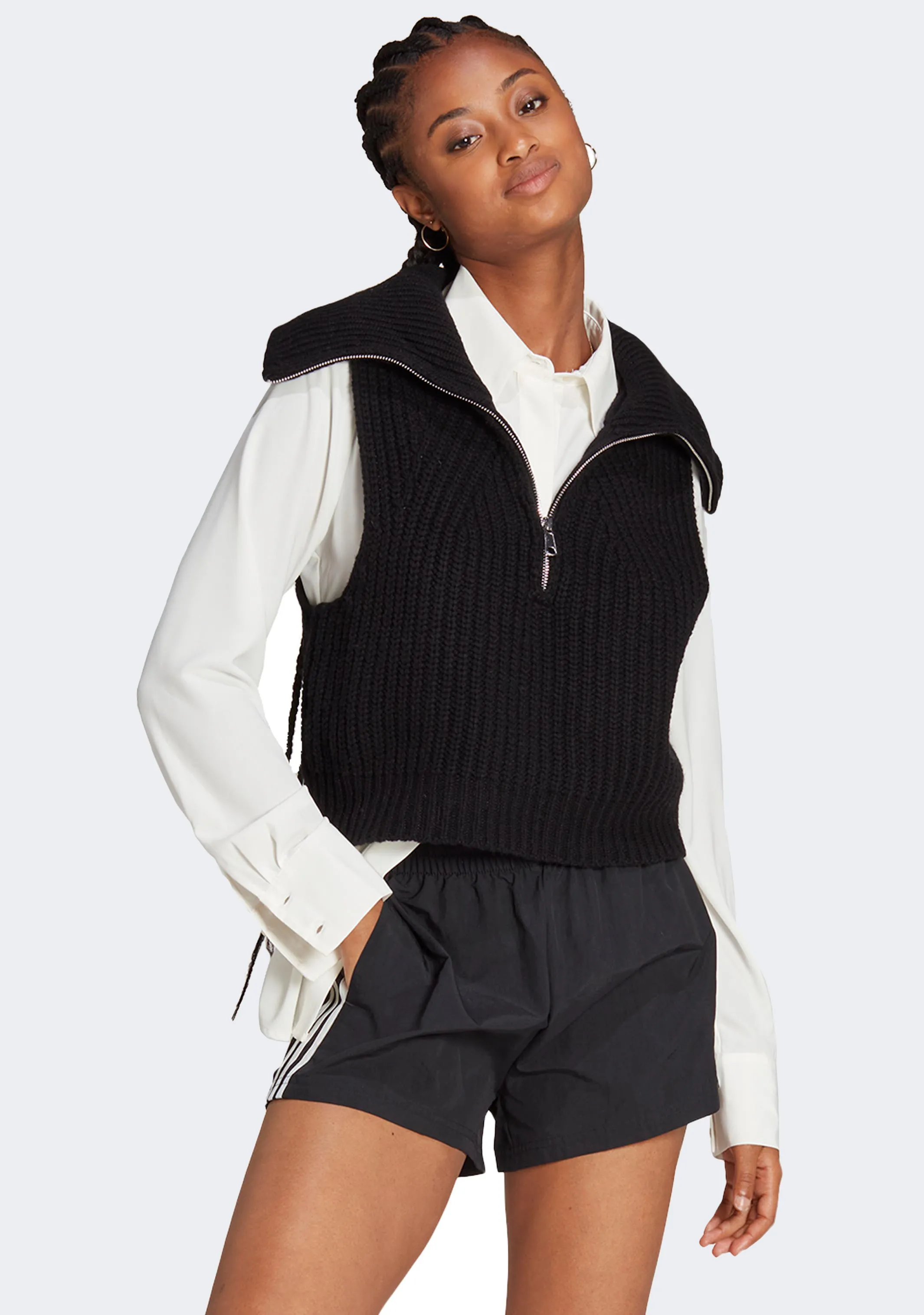 Adidas Womens Essentials 3-Stripes Woven Shorts