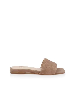 Aloise Suede Slide Sandal