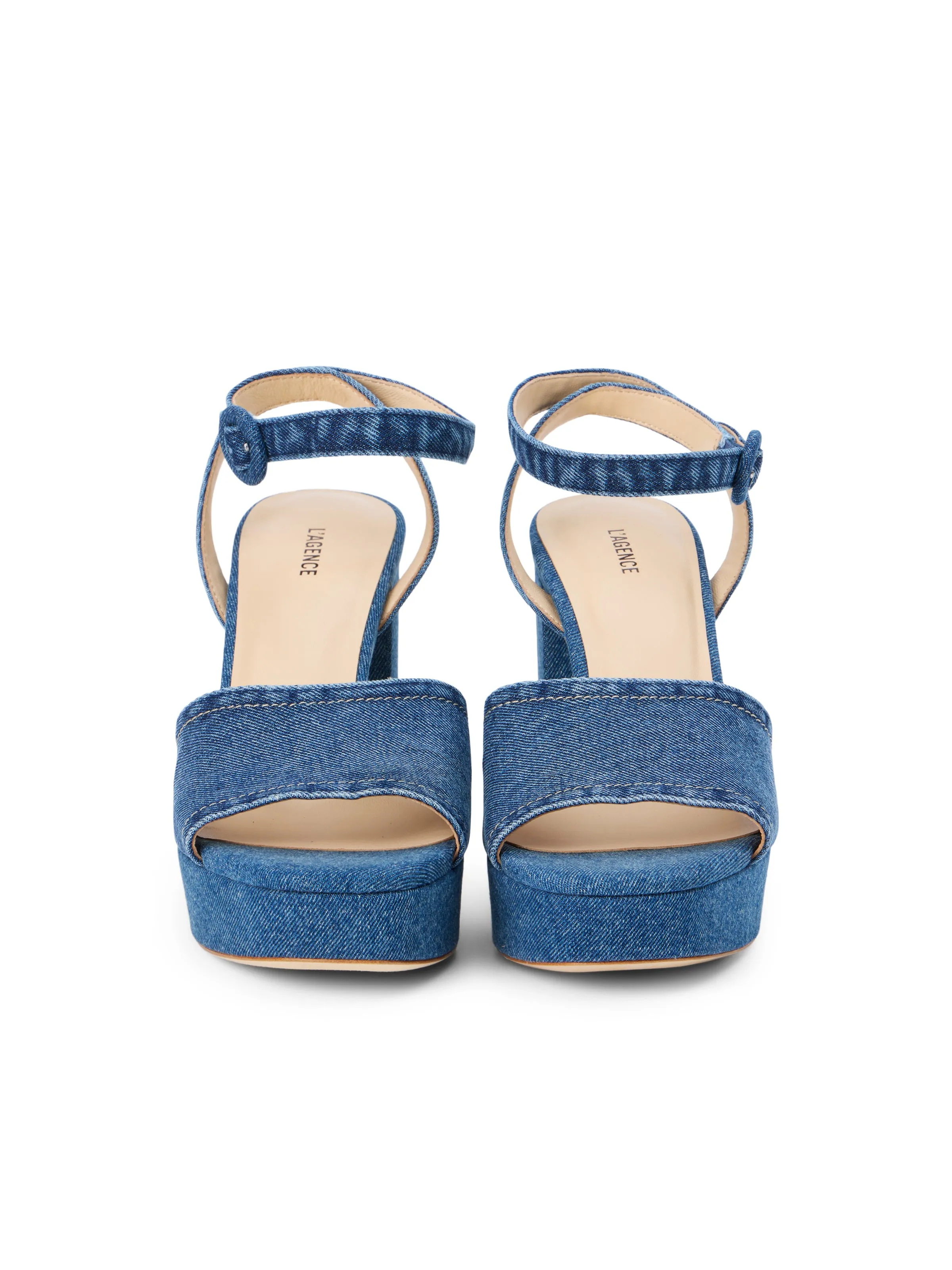 Andree Denim Platform Sandal