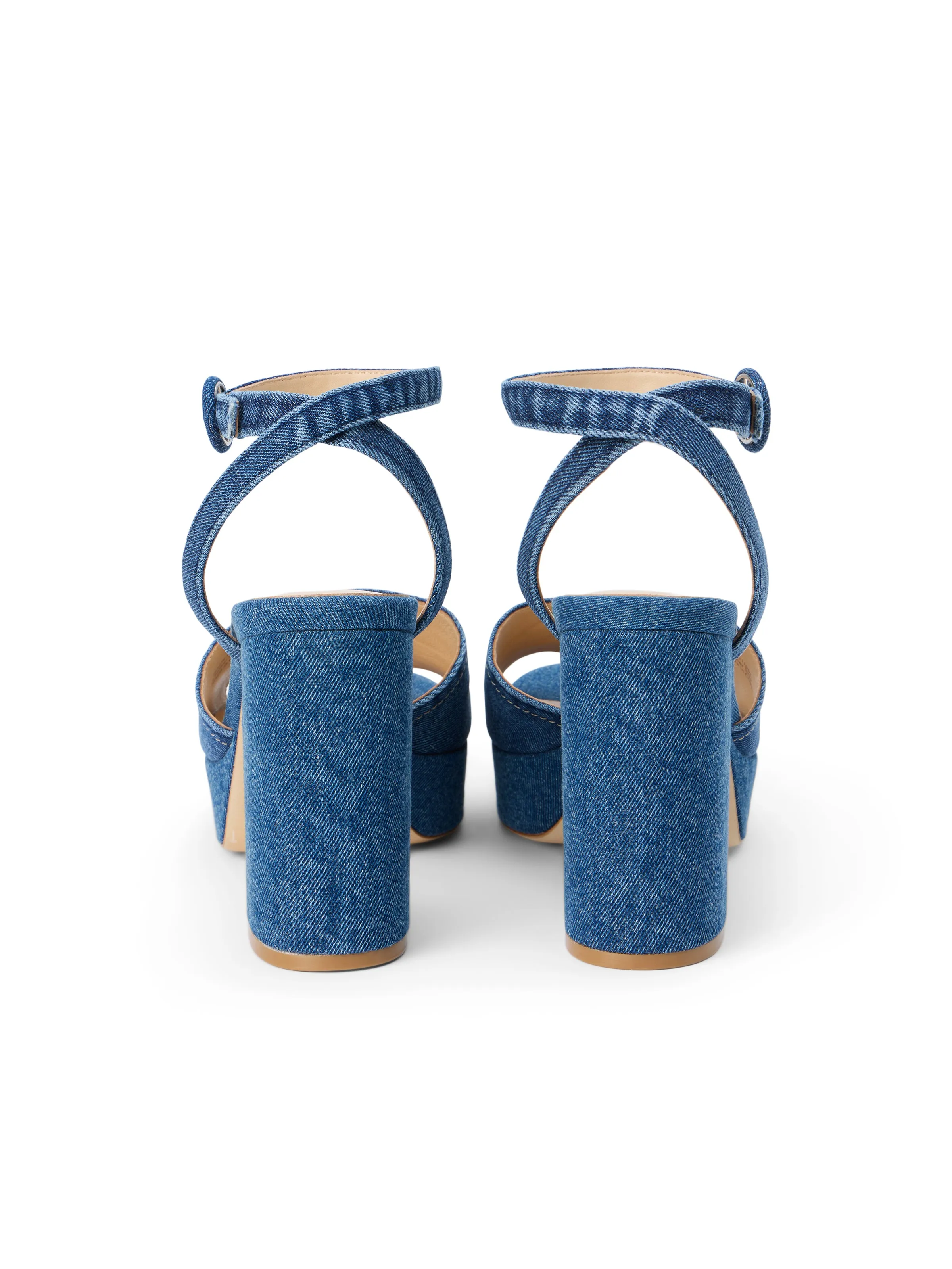 Andree Denim Platform Sandal
