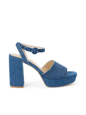 Andree Denim Platform Sandal