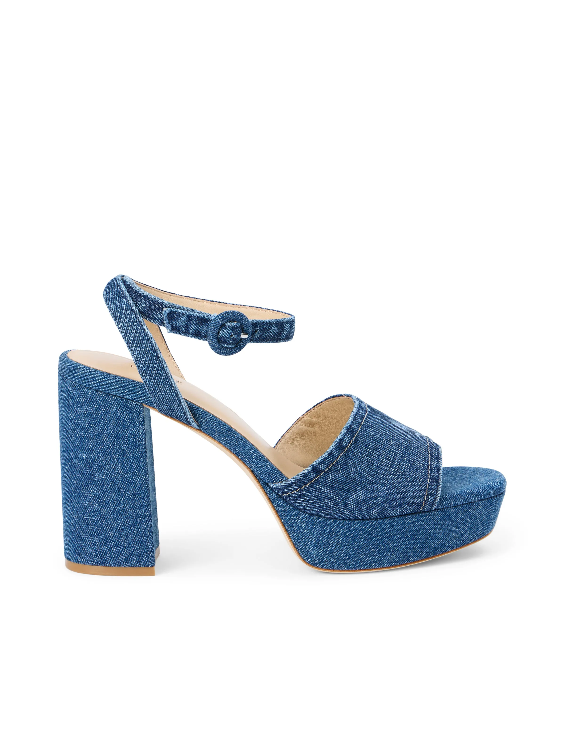 Andree Denim Platform Sandal