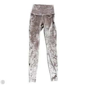 Athletic Leggings By Lululemon In Mauve, Size: Xs