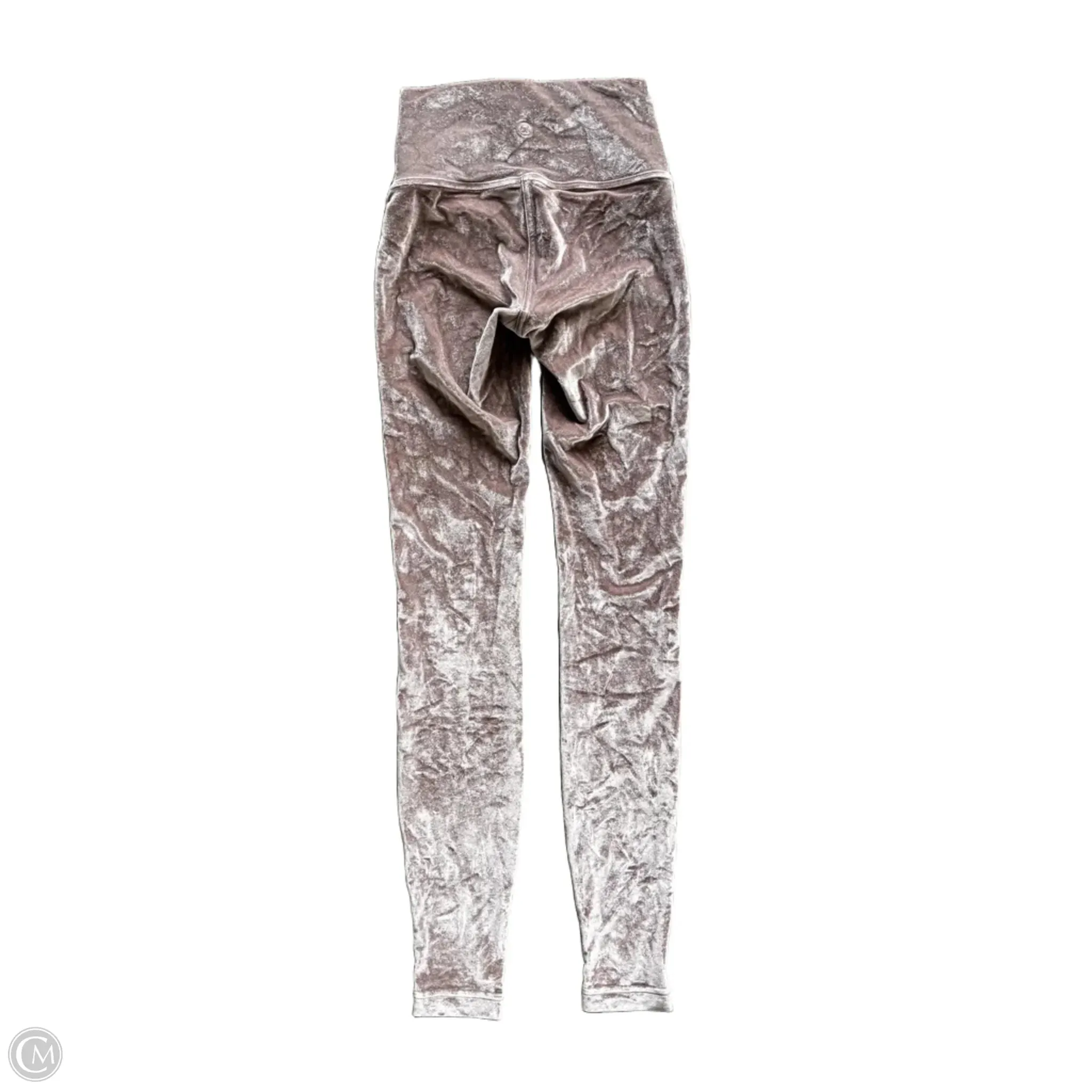 Athletic Leggings By Lululemon In Mauve, Size: Xs