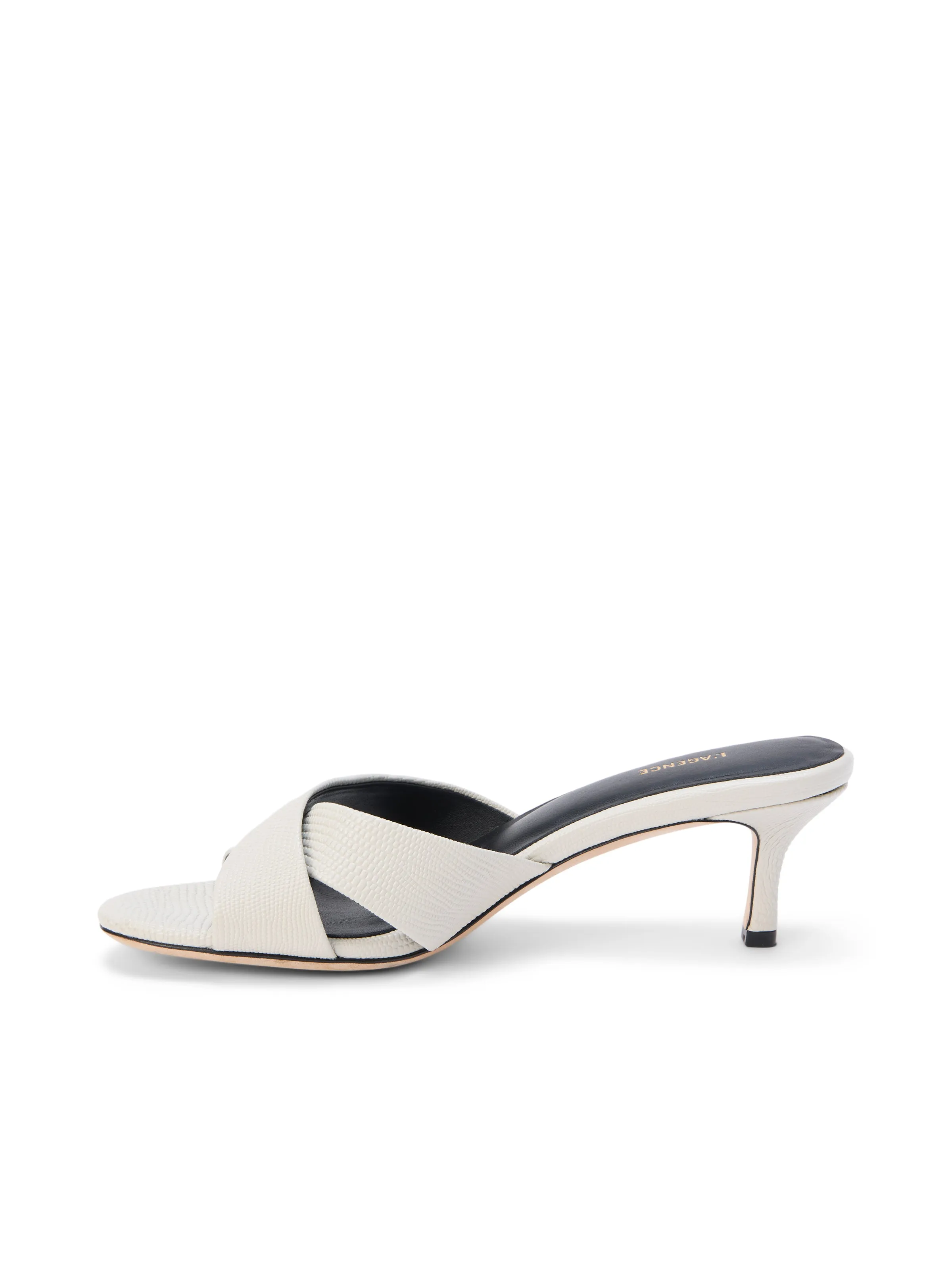 Aveline Kitten-Heel Sandal