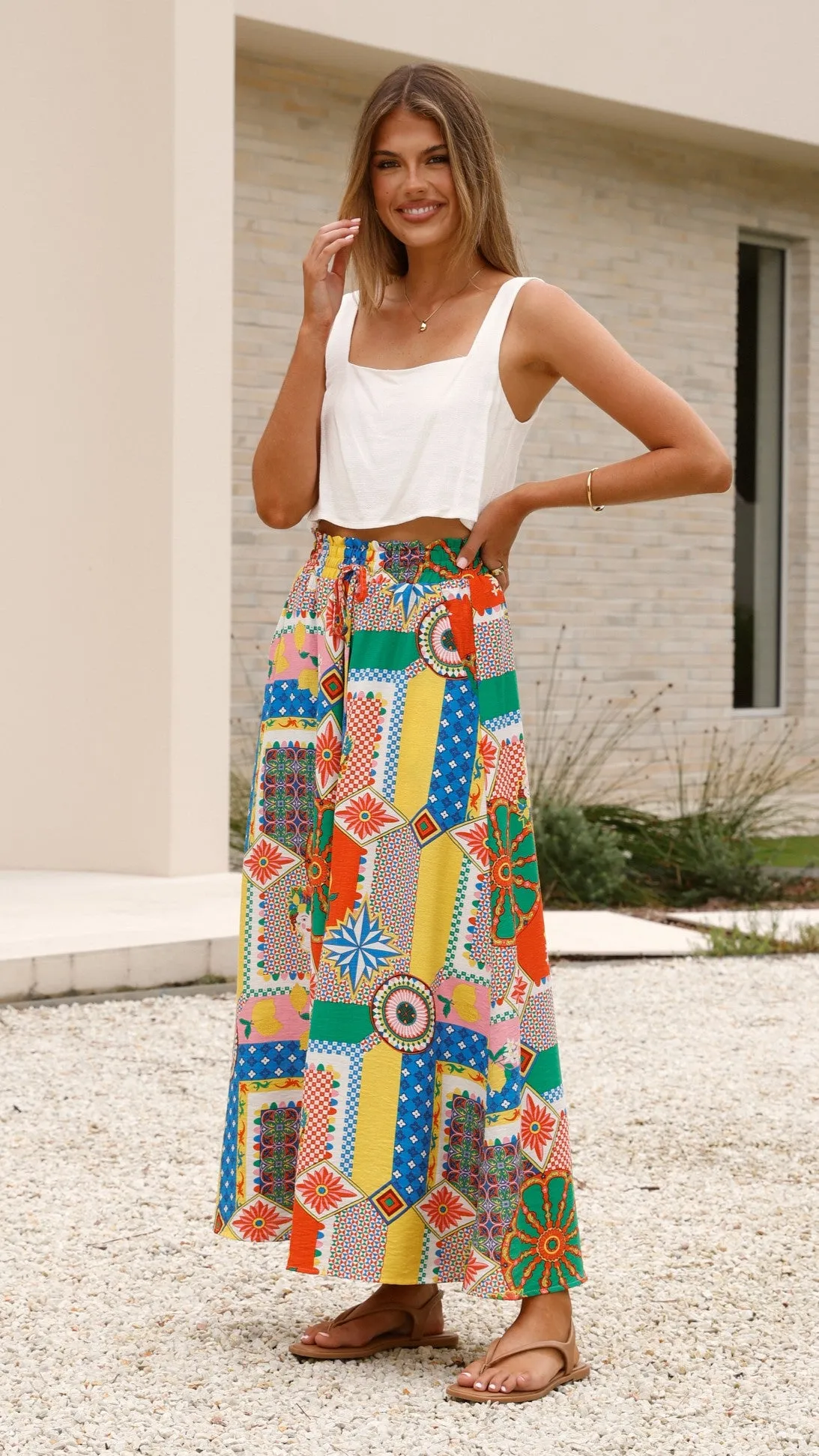 Belinda Pants - Dazzle Print