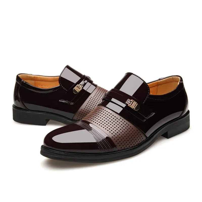 Black Slip On Dress Shoes