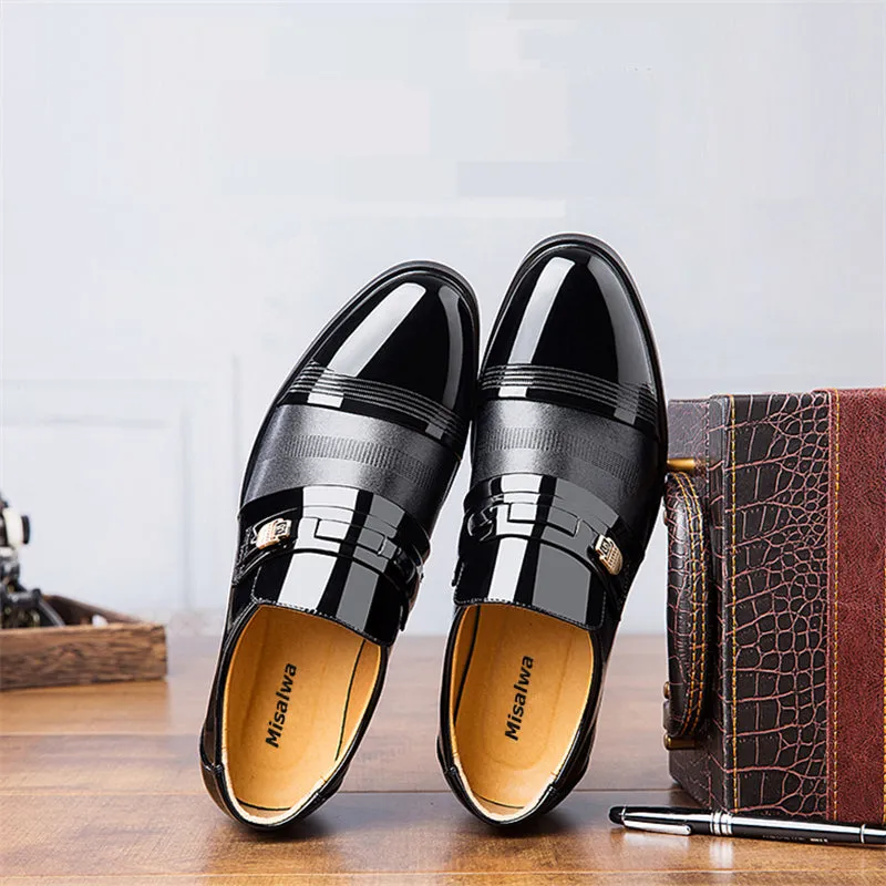 Black Slip On Dress Shoes