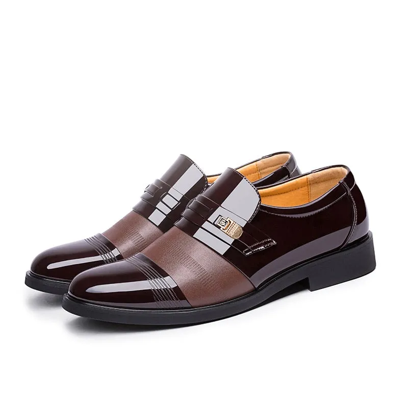 Black Slip On Dress Shoes