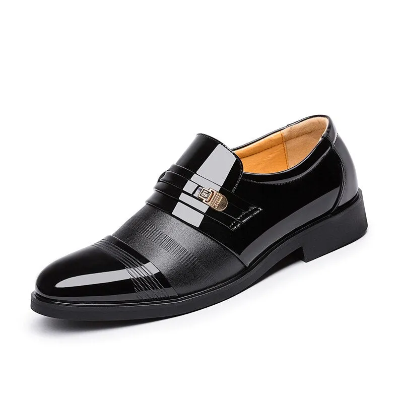 Black Slip On Dress Shoes