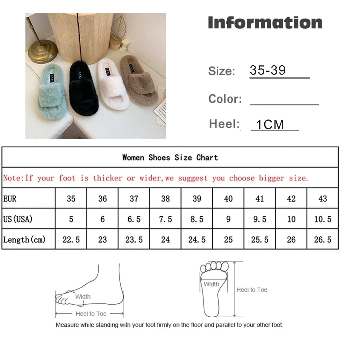 Casual At Home Indoor Slippers Women's Shoes UGG Style