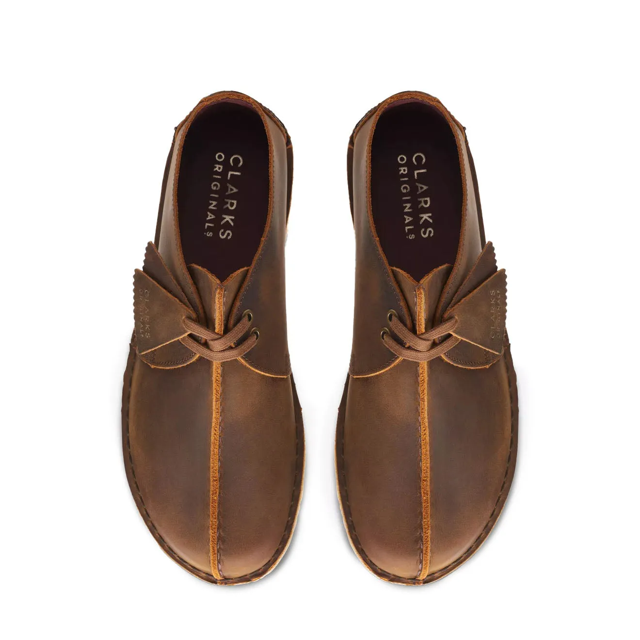 Clarks Originals Desert Trek Shoes Beeswax Leather