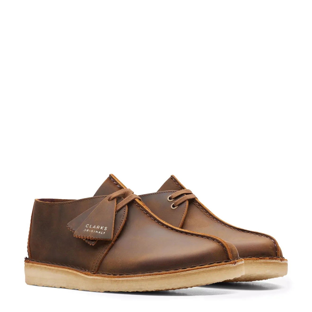Clarks Originals Desert Trek Shoes Beeswax Leather