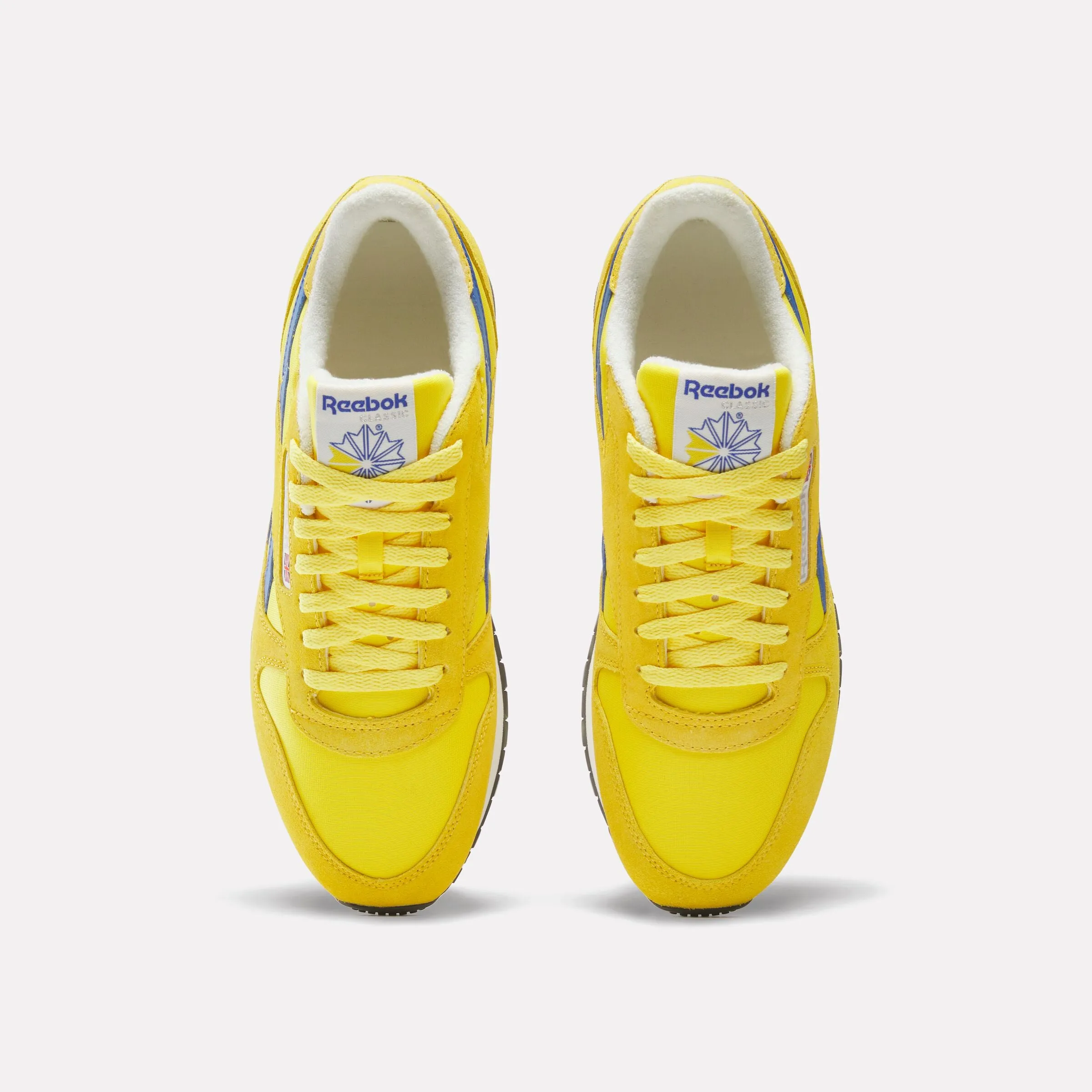 Classic Leather Golden Haze/Blue/Chalk