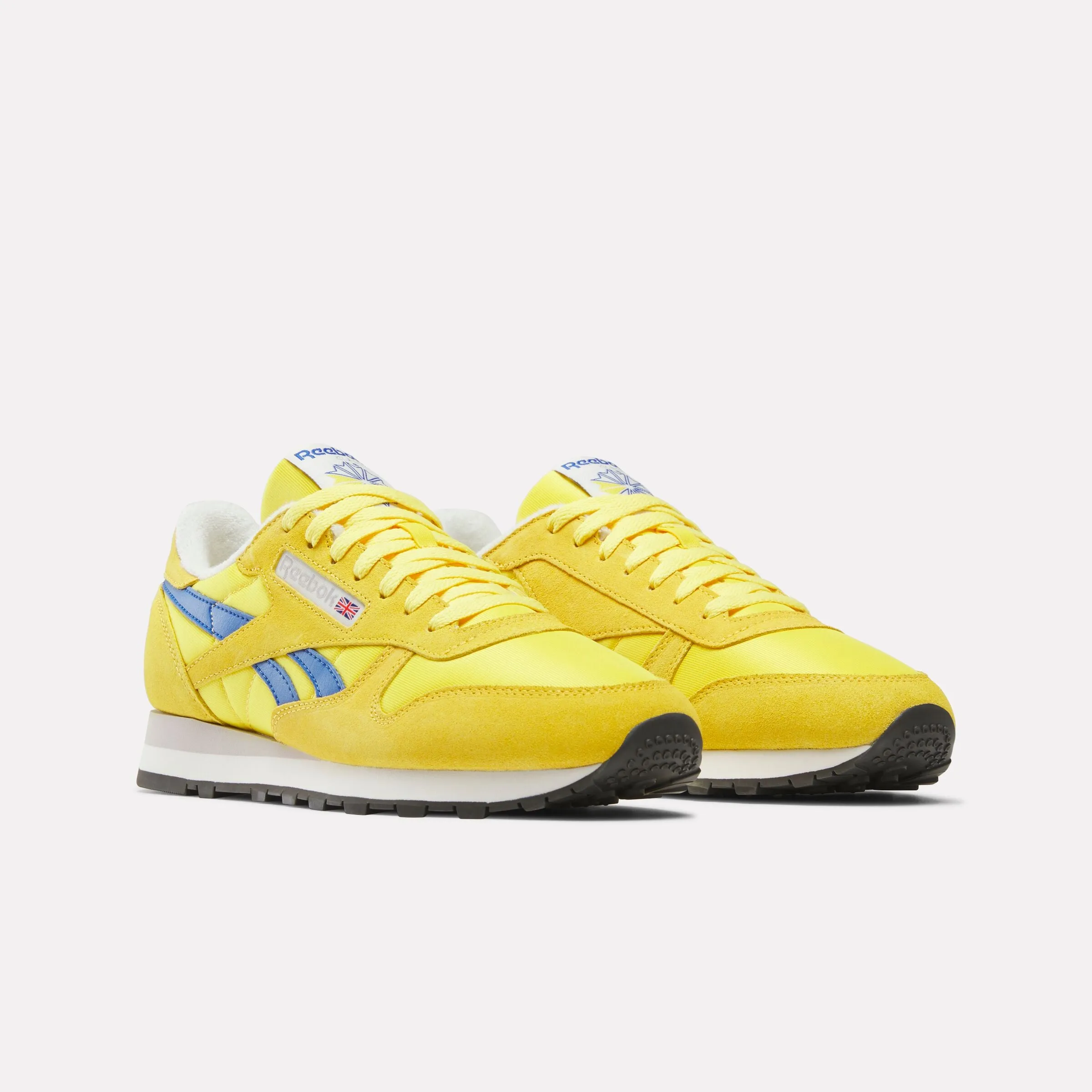 Classic Leather Golden Haze/Blue/Chalk