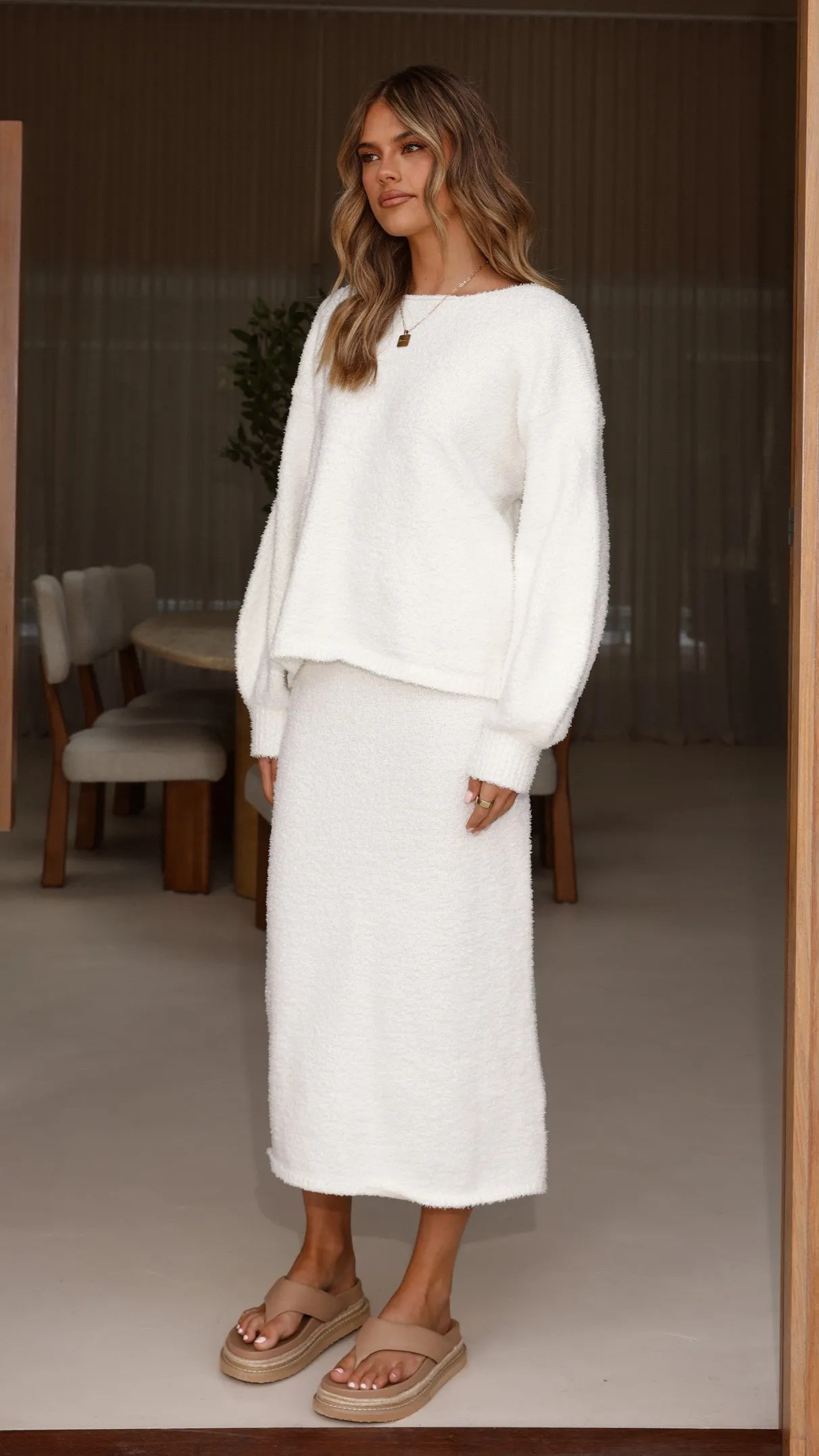 Cohen Knit Jumper - Off White