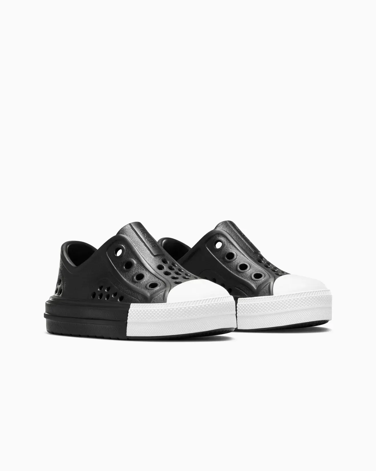 CONVERSE KID'S ALL-STAR PLAY LITE CX EASY-ON BLACK/WHITE CLOGS