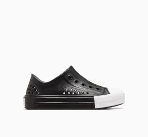 CONVERSE KID'S ALL-STAR PLAY LITE CX EASY-ON BLACK/WHITE CLOGS