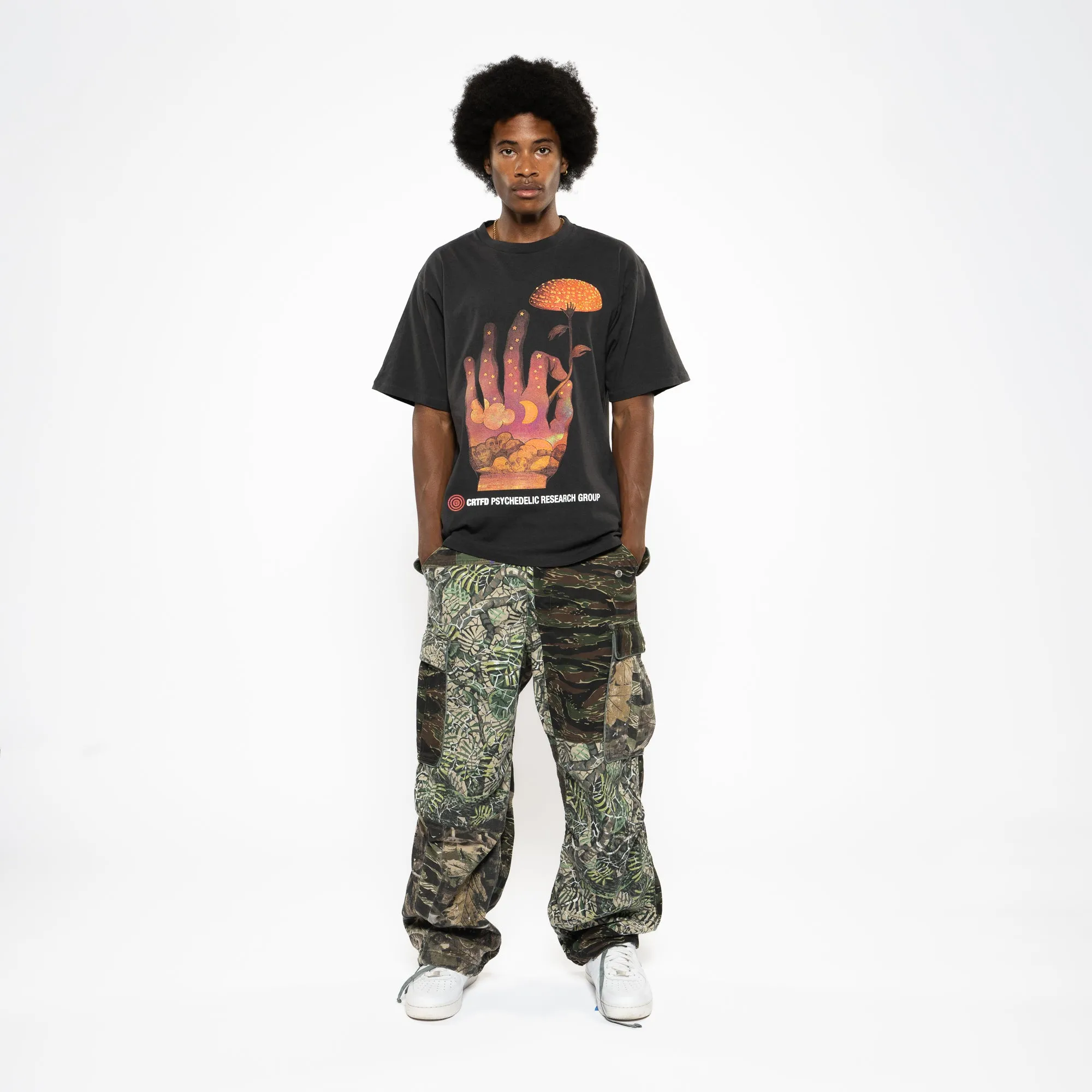 CRTFD Fly Agaric Tee - Vintage Black