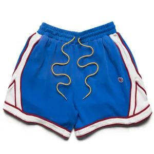 Diet Starts Monday Warm Up Shorts - Blue/Cream