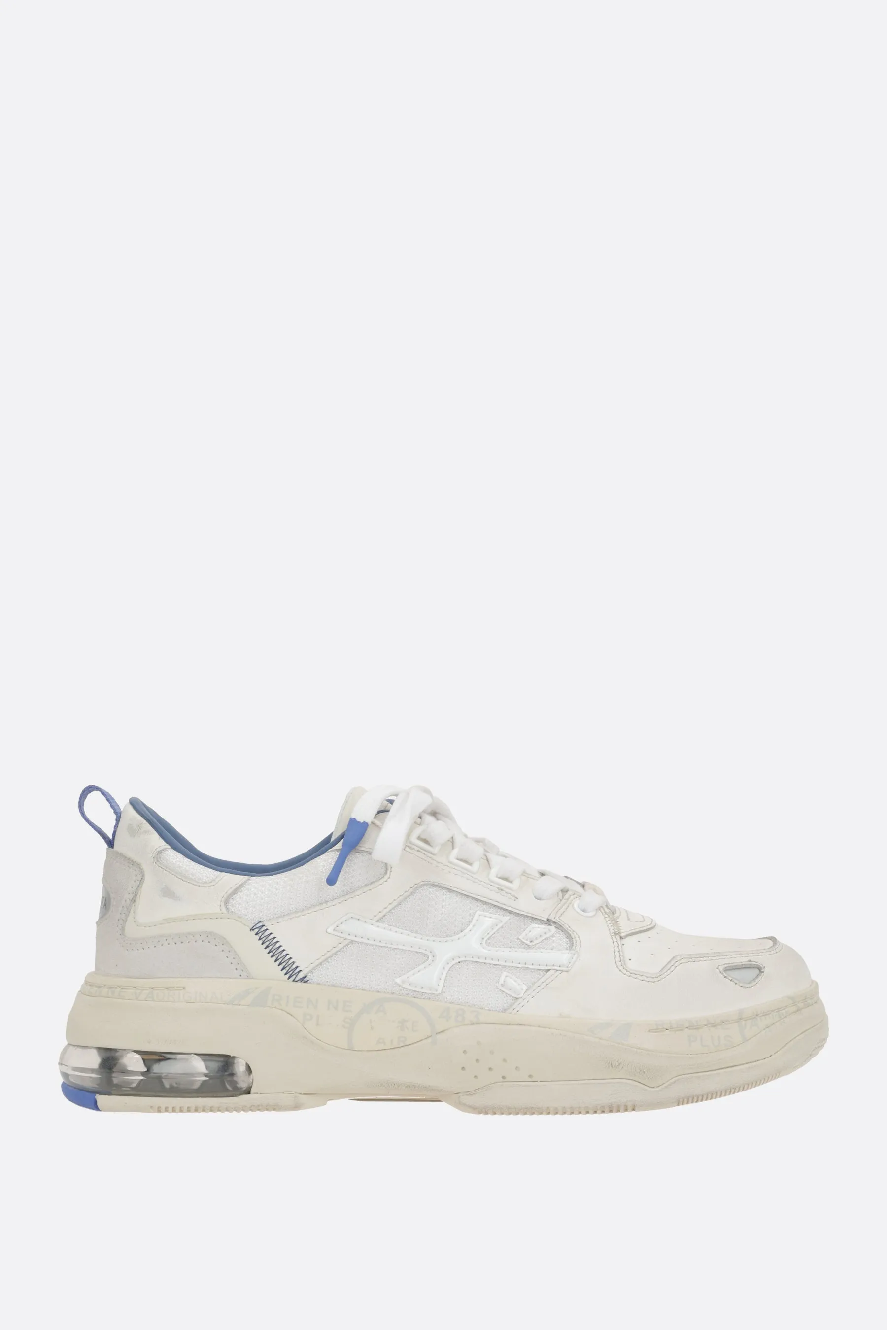 Drake sneakers in a mix of materials