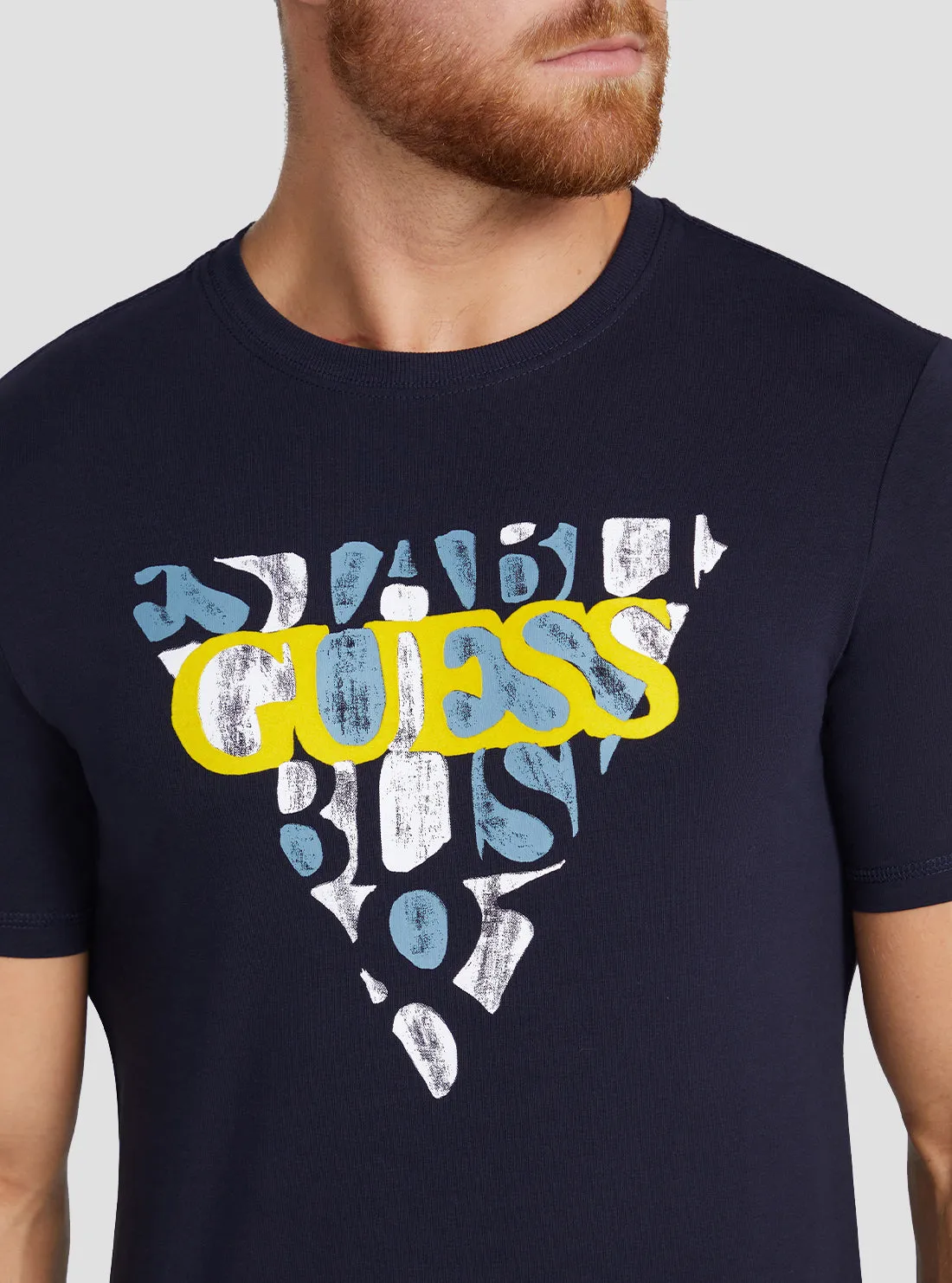 Eco Blue Blurri Logo T-Shirt