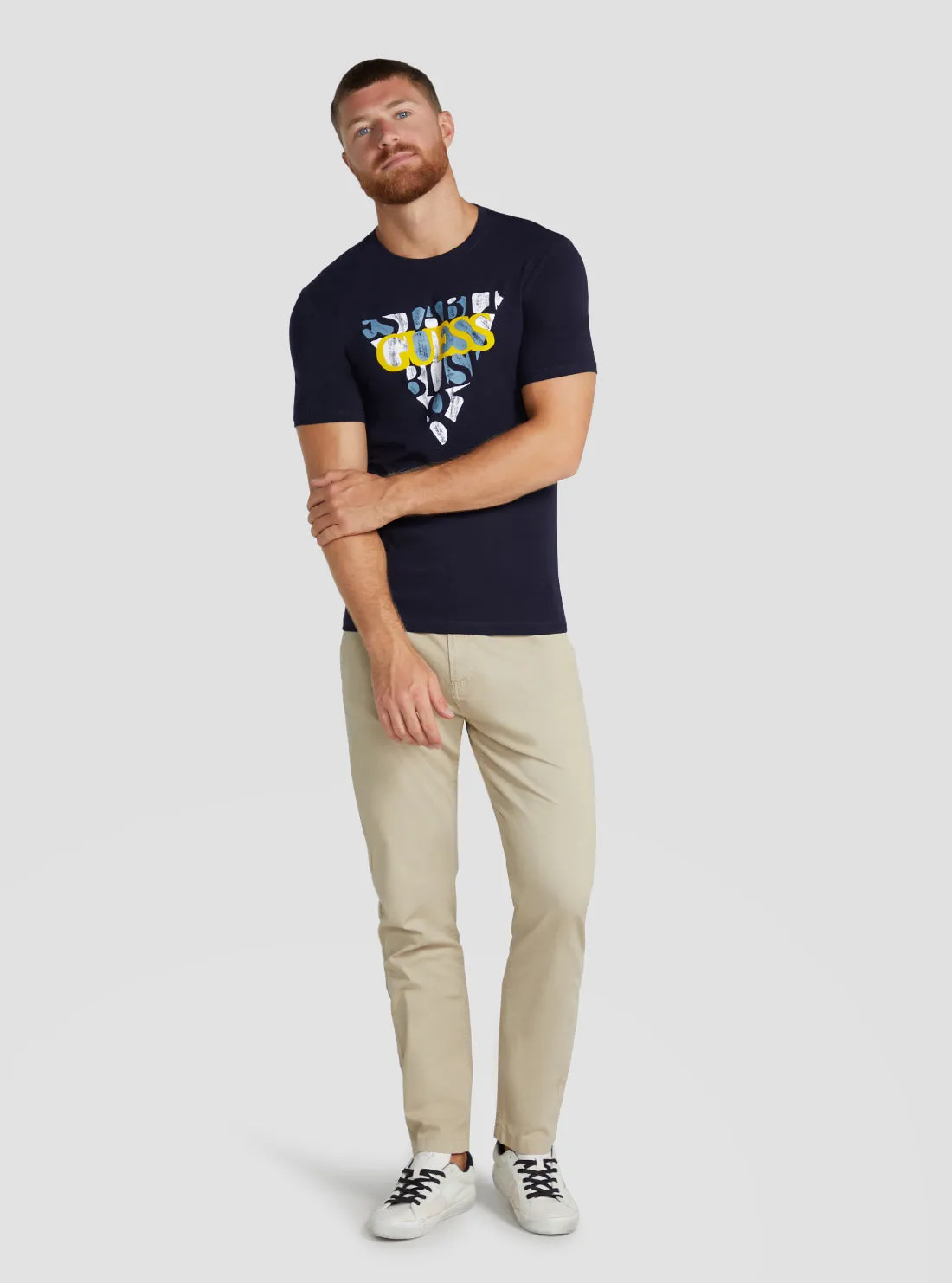 Eco Blue Blurri Logo T-Shirt
