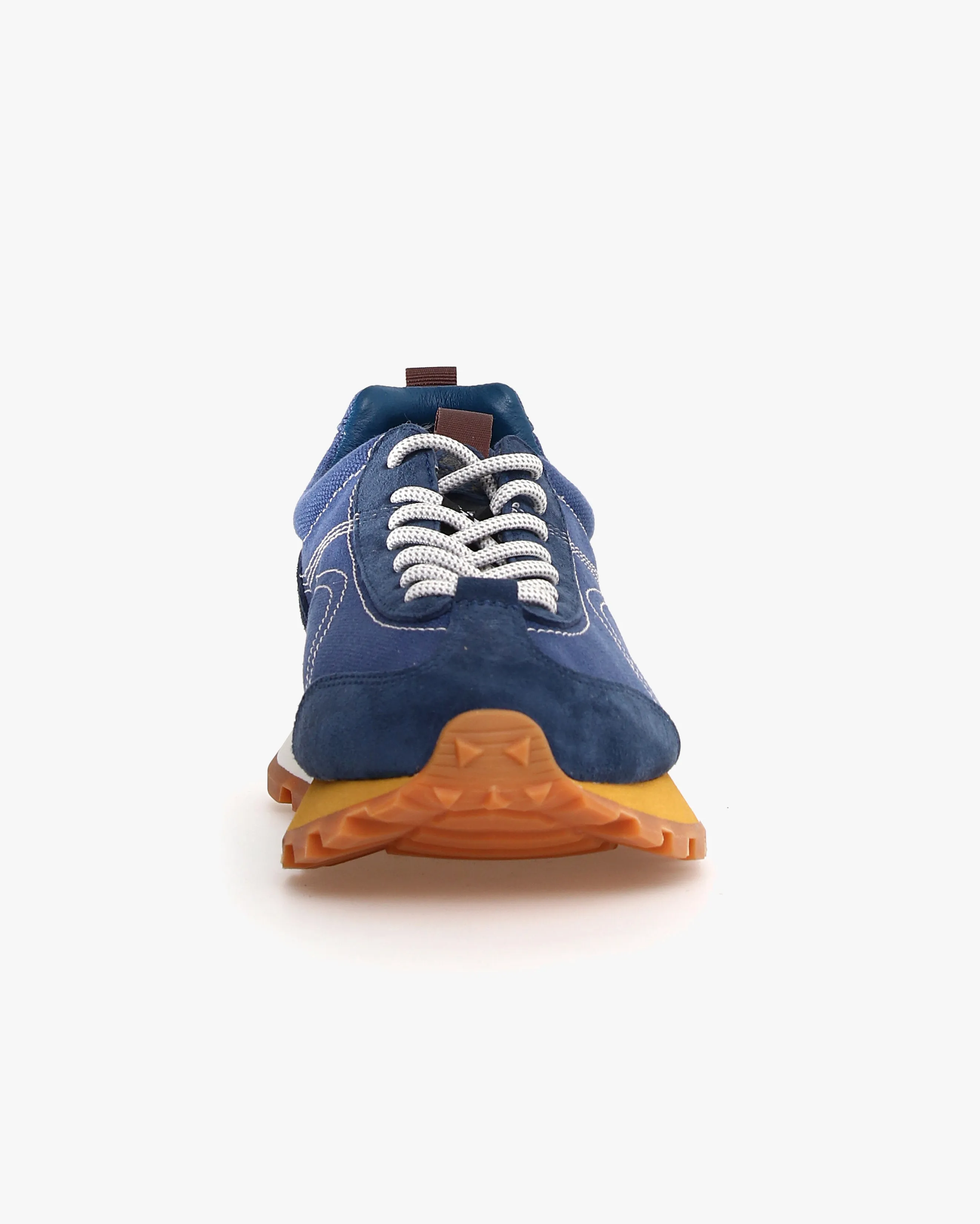 Flower Mountain x Universal Works New Asuka Suede & Canvas - Navy / Brown