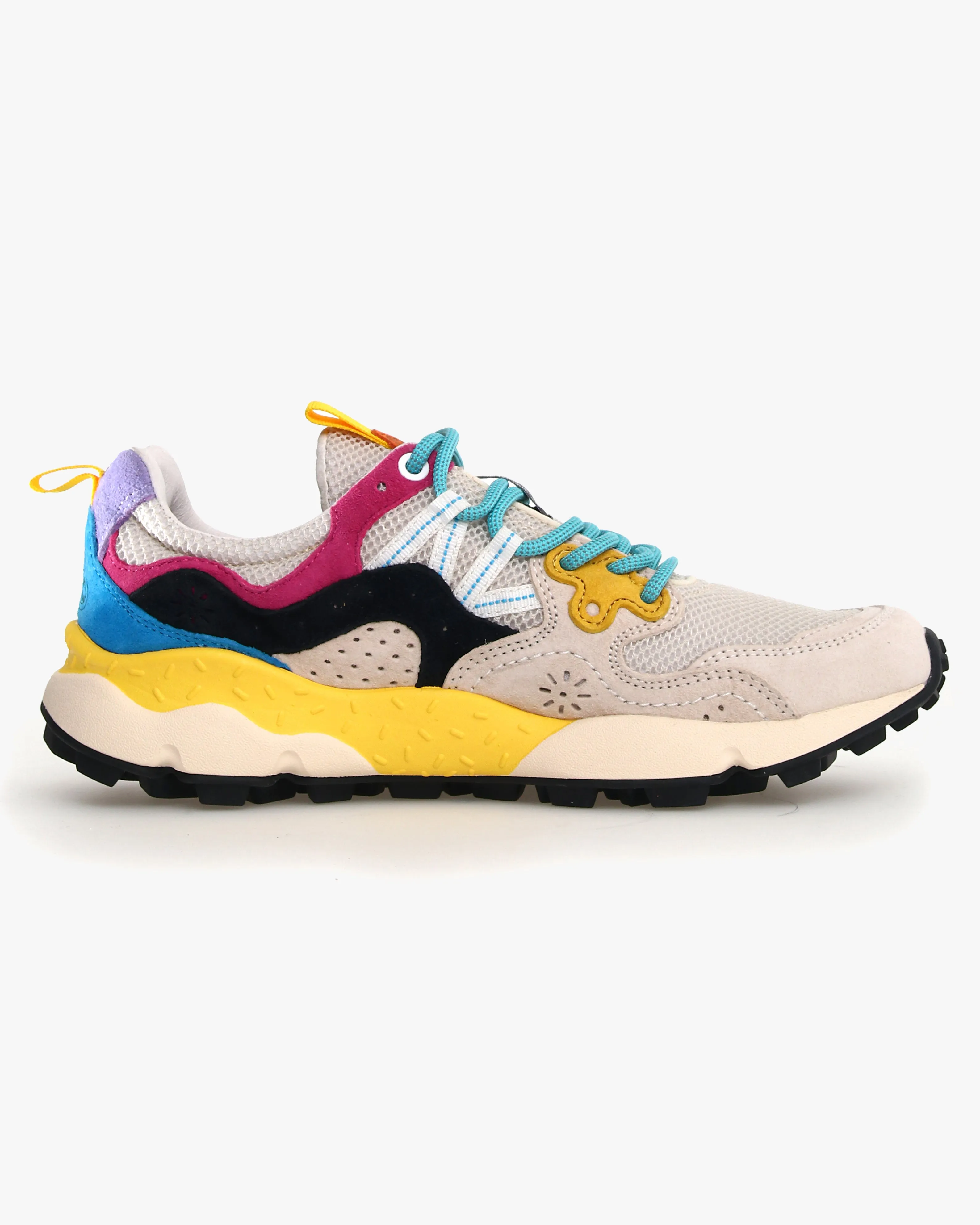 Flower Mountain Yamano 3 Suede & Rete - Milk / Beige