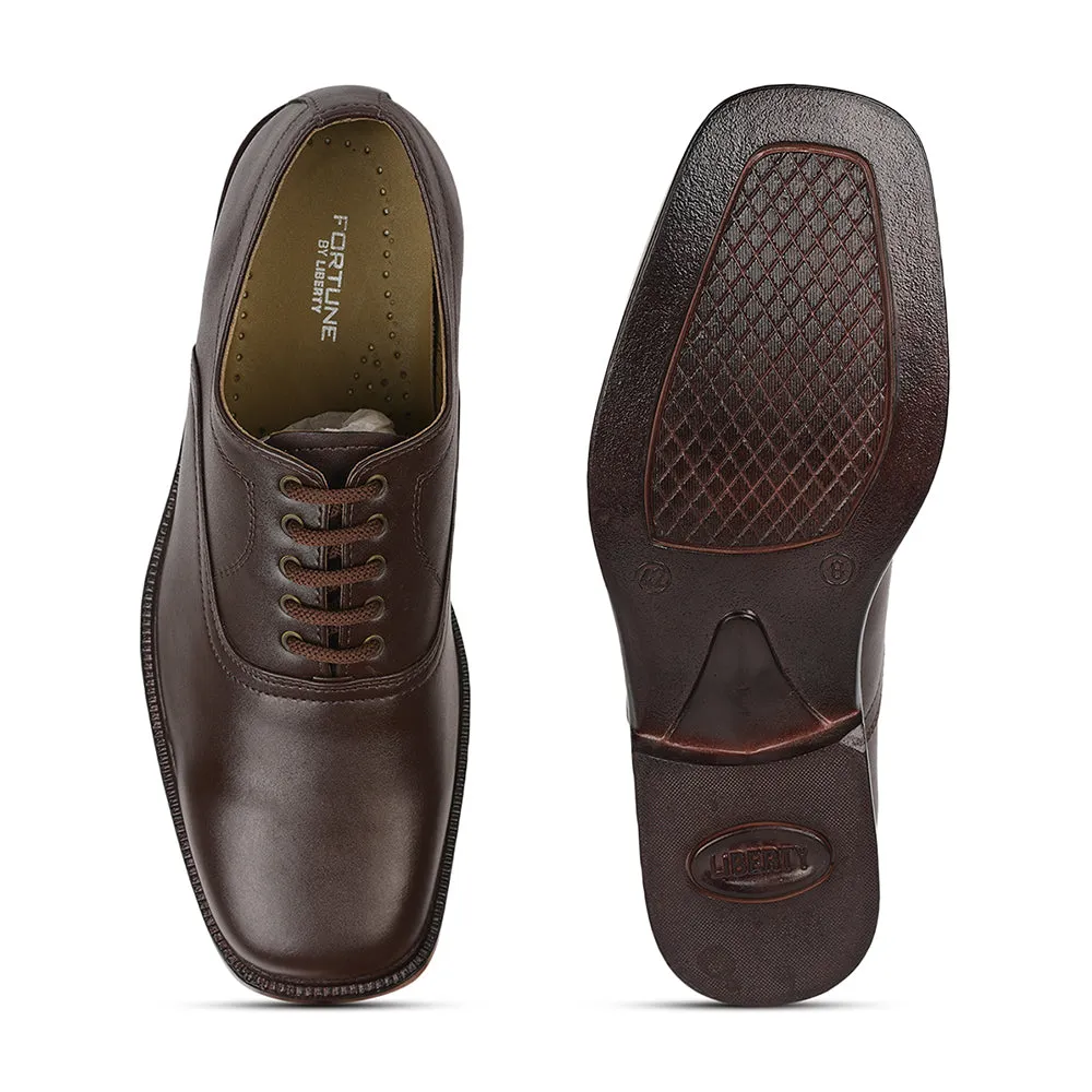 Fortune (Brown) Formal Lace Up Shoes For Men 7139-02 By Liberty