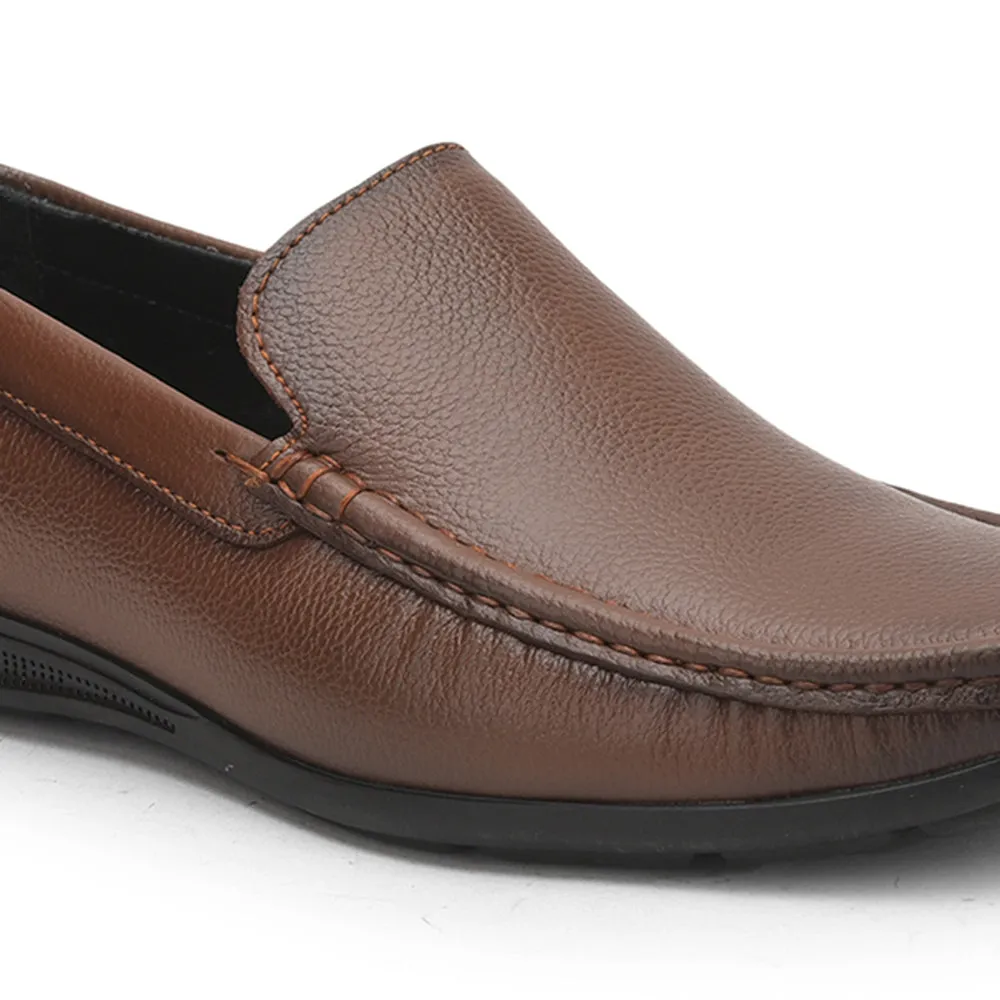 Fortune (Tan) Casual Loafer Shoes For Men HOL-106 By Liberty