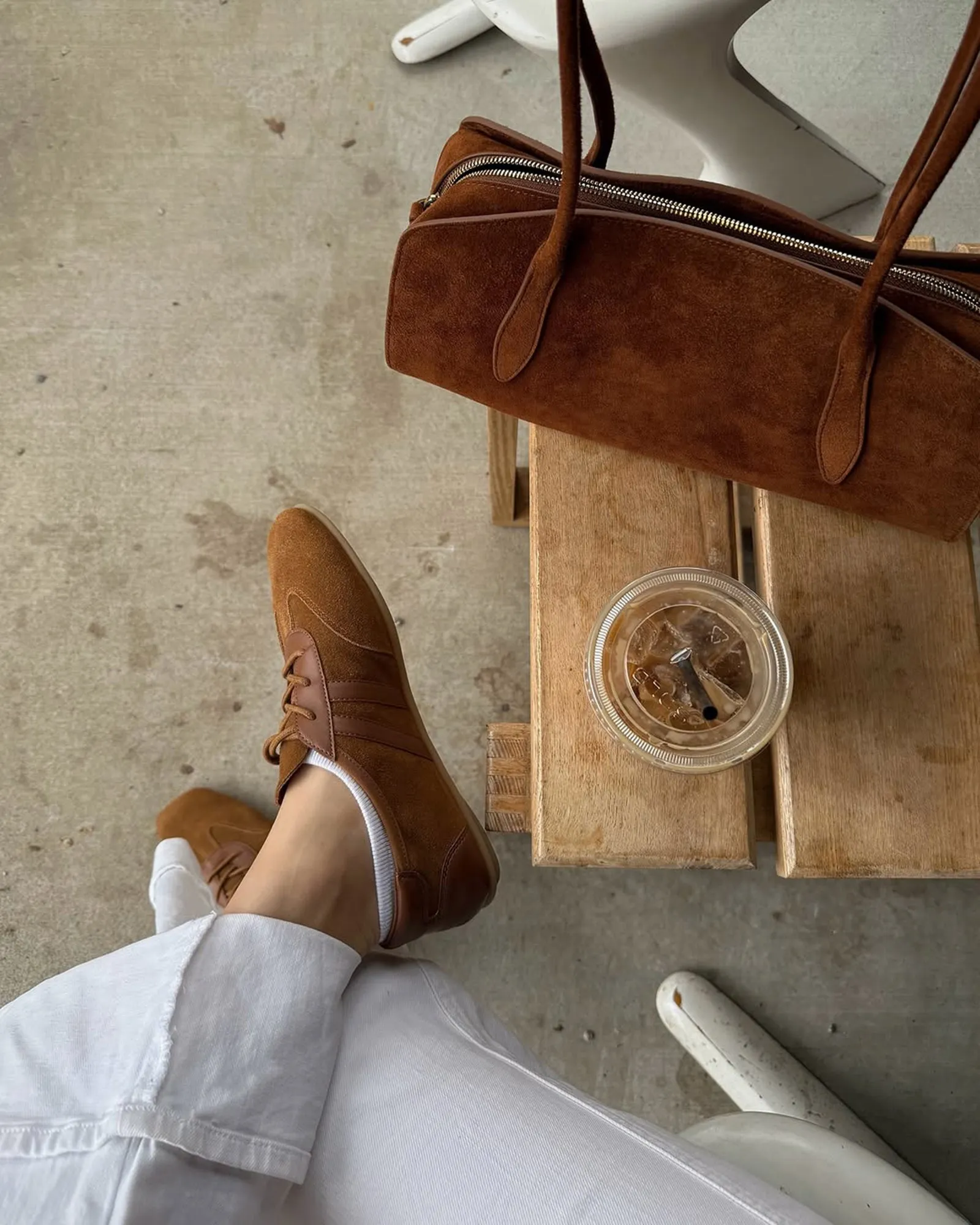GLINT CHESTNUT SUEDE