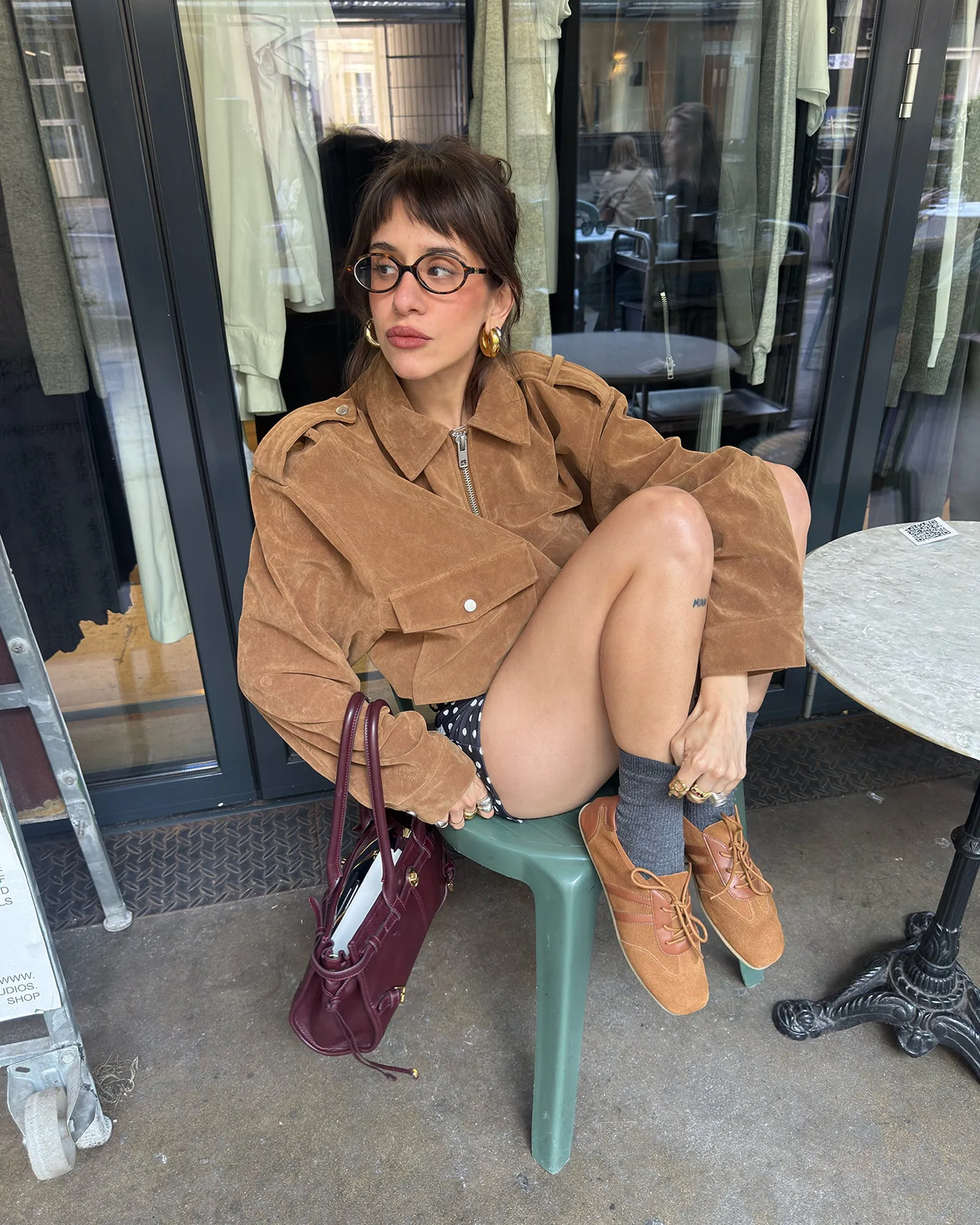 GLINT CHESTNUT SUEDE