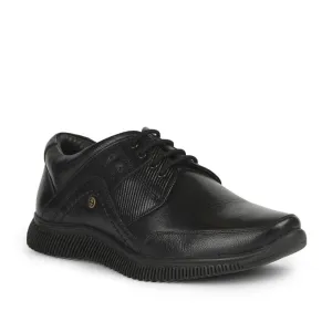 Healers Casual (Black) Lacing Shoes For Men UVL-101 By Liberty