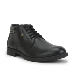 Healers Casual (Black) Lacing Shoes For Men UVL-93 By Liberty