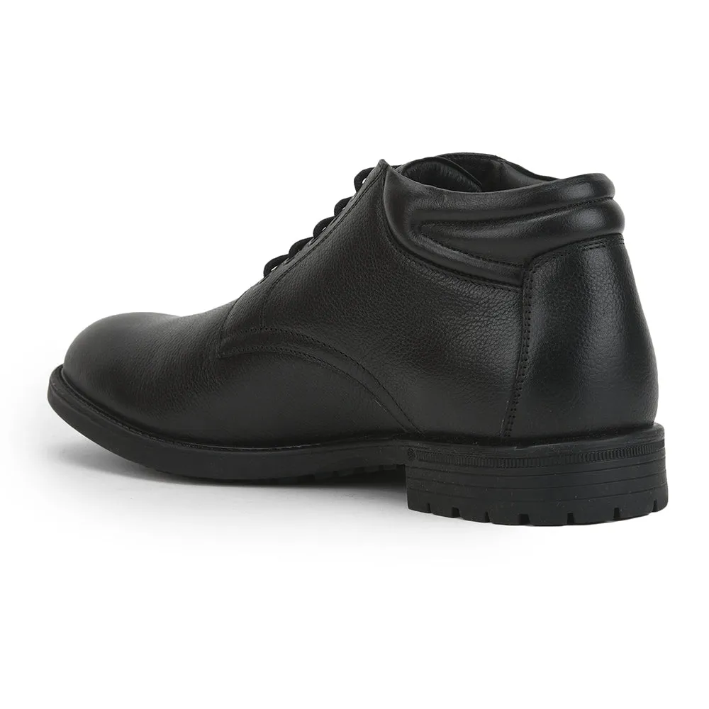 Healers Casual (Black) Lacing Shoes For Men UVL-93 By Liberty