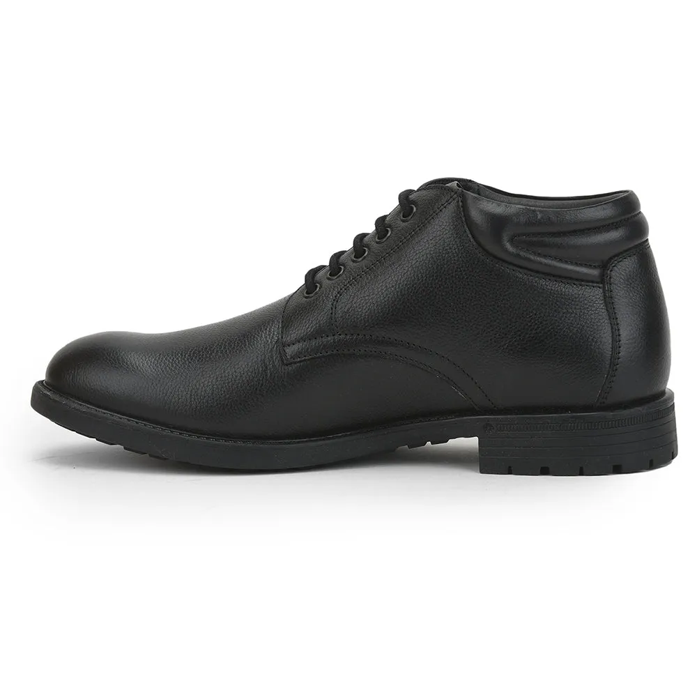 Healers Casual (Black) Lacing Shoes For Men UVL-93 By Liberty