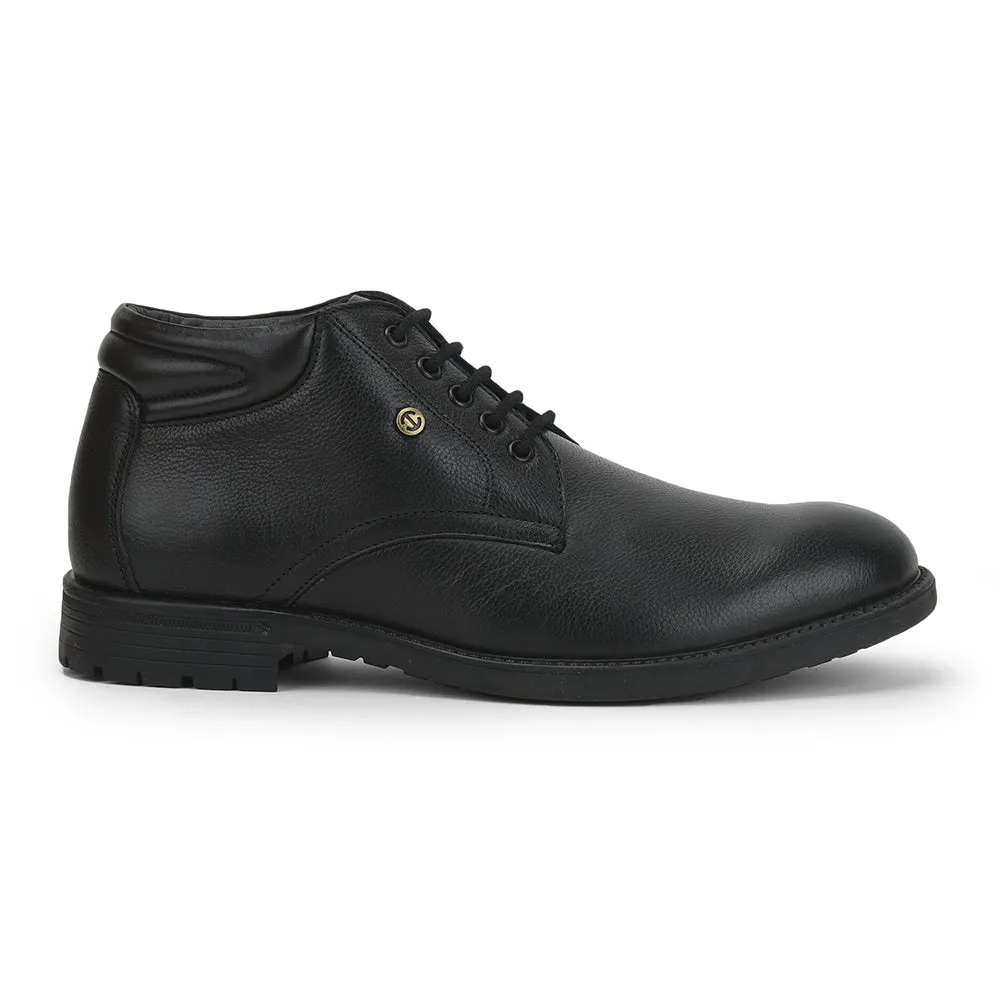 Healers Casual (Black) Lacing Shoes For Men UVL-93 By Liberty