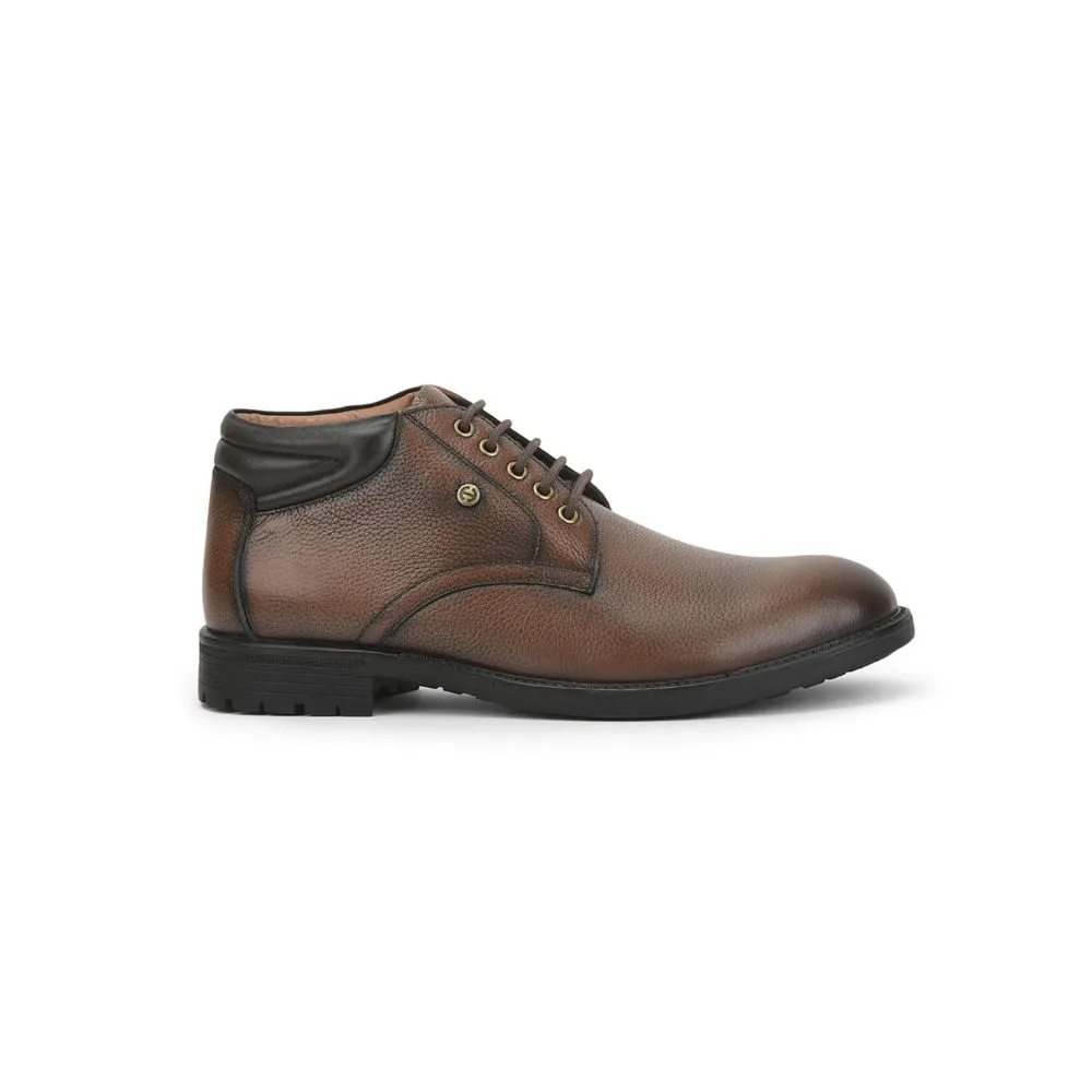 Healers Casual (Brown) Lacing Shoes For Men UVL-93 By Liberty