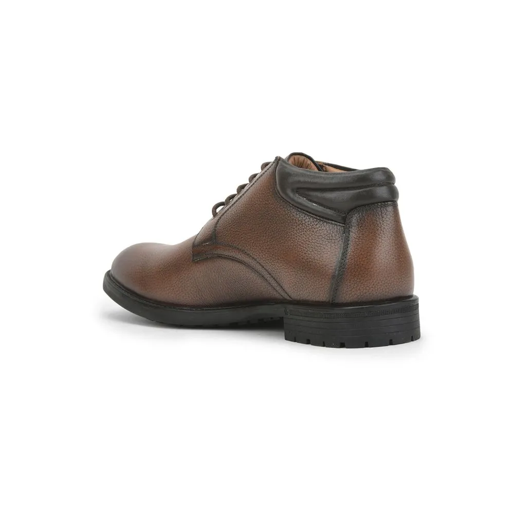 Healers Casual (Brown) Lacing Shoes For Men UVL-93 By Liberty