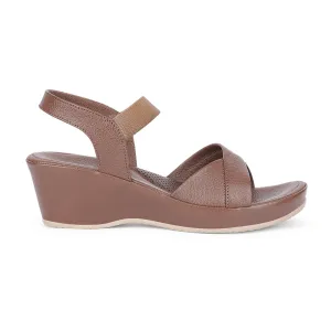 Healers Casual Brown Wedges Heel Sandal For Women J332-39 By Liberty