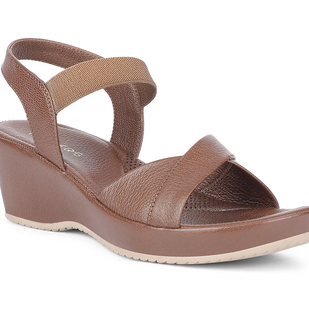 Healers Casual Brown Wedges Heel Sandal For Women J332-39 By Liberty