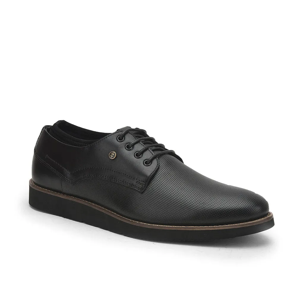 Healers Formal Lacing Shoes For Men (Black) RML-04 By Liberty